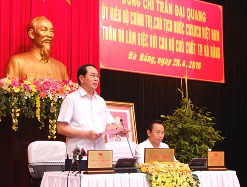 Staatspräsident: Da Nang zu einer der Großstädte des Landes entwickeln - ảnh 1